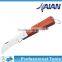 Stainless Steel Electrician's Knife with Wooden Handle or Plastic Handle