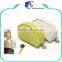 Women small leather shell shaped cosmetic makeup bag