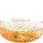 Glass candy fruit bowl
