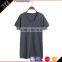 China factory OEM high quality short sleeve asymmetrical blank linen t shirts for women