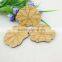 Natural bamboo lotus cup coffee drink coaster
