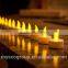 Set of 12 flickering tea lights