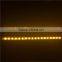 2 High Visibility LED Motorcycle Turn Signals Flexible Strip Blinker Directions