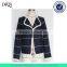 white warm soft sweater with inclined zipper