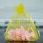 Organza drawstring bag used in gift packaging/ wine organza bag