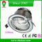 Cold forging aluminum 108mm silver 10w recessed led ceiling light outcut 90mm