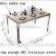 Strong Enough 201 Stainless Steel Base Marble Table Modern Furniture