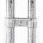 Chrome wire shelf post clamps