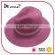 New Fashion Custom 100% Wool Pink Felt Hat