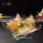 customized clear acrylic serving tray with handle