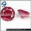 7mm round brilliant cut synthetic loose ruby corundum gemstone for jewelry