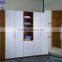 Antique white bedroom furniture european wooden wardrobe