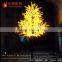 400cm height yellow light up maple leaf led christmas tree light