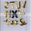2015 Popular Sequin Letter Applique