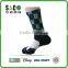 green and black cross checkboard compression sports socks