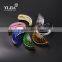 amber half round oil rubbed bronze glass knob