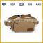 High Quality Durable Adjustable Strap Multilayer Canvas Waist Bag for Sports, Travel, Business