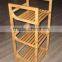 hot selling bamboo book flower shelf rack