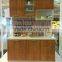 High glossy PVC kitchen cabinet