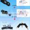 JYJ-12|Black butt fasteners rotating pipe fittings |Metal clamp for ABS pipe|Black round tube clamp