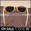 Polarized lens recycled Skateboard wooden sunglasses