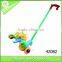 China wholesale hot item plastic cartoon toy Kangaroo hand push toy for kids