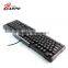 2015 Full Illuminated mechanical Keyboard Aurora tea axis mechanical gaming keyboard