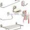 Square shape Mirror polished steel bathroom sets