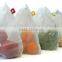 Reusable Drawstring Mesh Produce Bags For Store Food, Fruit / Vegetable