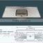 export Iraq hot style JZ-825 100x50 stainless steel sink