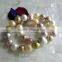 loose round Imitation pearl multicolor for bacelet pendant necklace