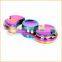 Metal hand spinner ,Colorful aluminum finger gyro,metal finger spinner toys