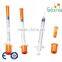 china disposable orange cap insulin syringe