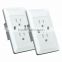 High-End 4.2A USB Receptacle, Four 2.4A USB Charging Outlets 4.2AMP/21W Total with Wall Plate