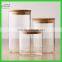 Custom Glass Storage Jar Wood Lid Wooden Lid