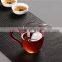 220ml borosilicate glass tea cup with handle borosilicate glass coffee cup