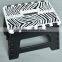 water transfer printed kids foldable stool