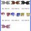 new style silver sequin hair bow clips for baby girl