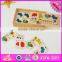 2016 New and popular children wooden cartoon animal domino toy WJ277610