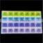 whole sale monthly pill box plastic/custom 28 compartment divided pill box wirh english words Shenzhen manufacturer