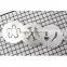 OEM Cheap 3 in 1 stainless steel coffee stencil cupcake cookie stencils as seen on tv