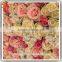2017 factory price artificial flower for wall decoration silk flower wall for wedding supplies