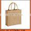 Christmas fashion tote bag jute fabric recycling shopping bag