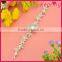 wholesale fashion white elegant flower hair decoration chain with rhinestone for wedding decoration in bulk WHD-033