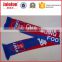 Cheap factory price cashmere scarf custom made soccer scarf