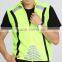 hi visibility sport reflective vest soft fabric for night running