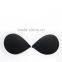 Black breathable plus size polyolefin adhesive push up ladies bra
