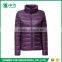 Popular Style Pink Color Women Ultralight Goose Down Jacket for Winter