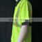 High visibility safety polo shirt with 3M segmented reflective tape for men