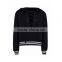 Ladies Black Plunge Laced Up Stripe Trims Cheap Hoodie Wholesale